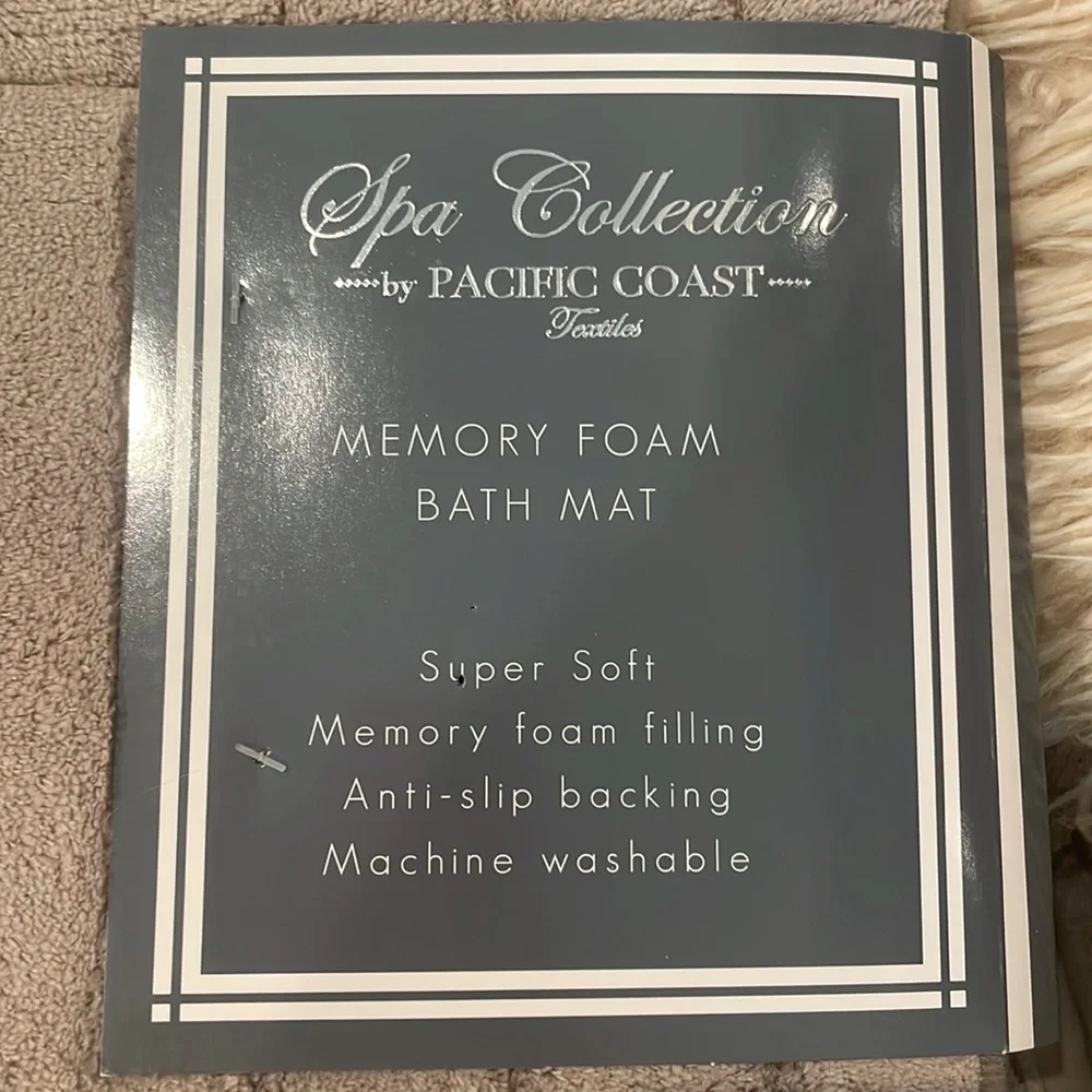 Spa Collection Pacific Coast Memory Foam Bath Mat